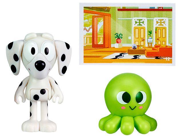 Boneco Bluey e Amigos 12,7cm com Acessório