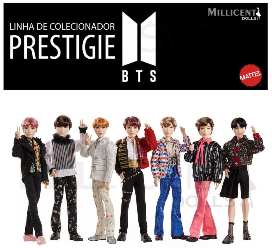 Boneco BTS Prestigie Colecionador Original Mattel Importado Colecionaveis Magazine Luiza