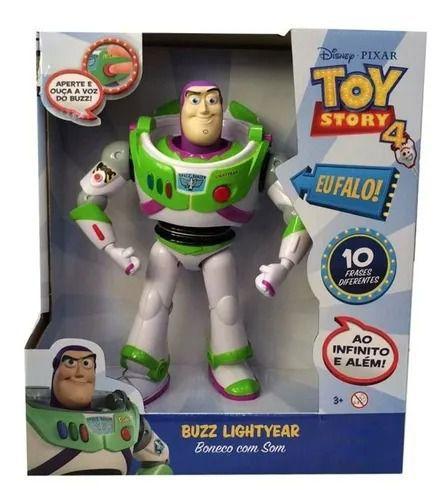 Boneco Buzz Lightyear Toy Story 4 - 26 Cm Articulado E Fala 10 Frases ...