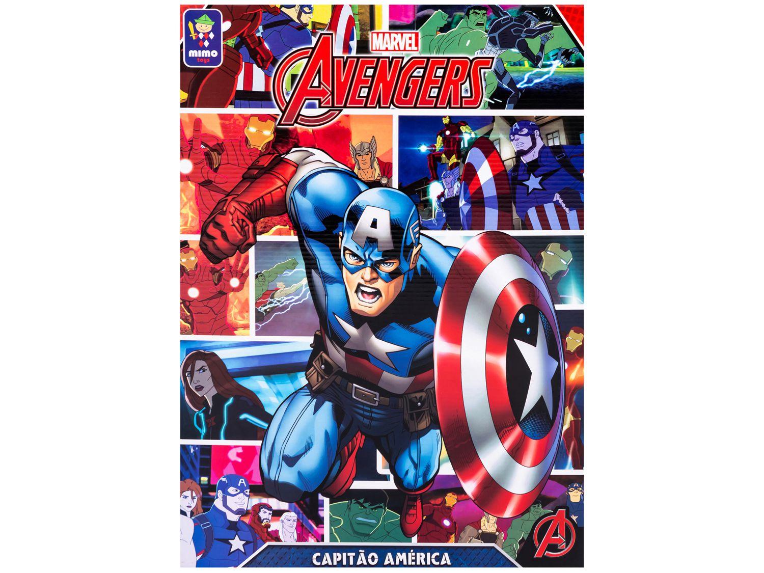Boneco Capitão América Marvel Revolution