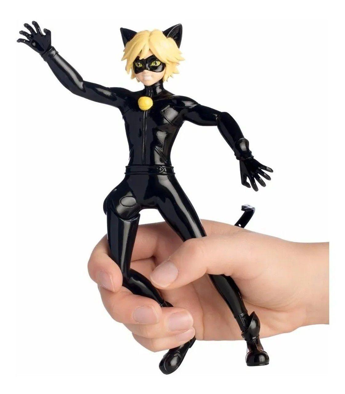 Boneco Cat Noir Em Ação Miraculous Bandai Sunny 1641 - Bonecos ...