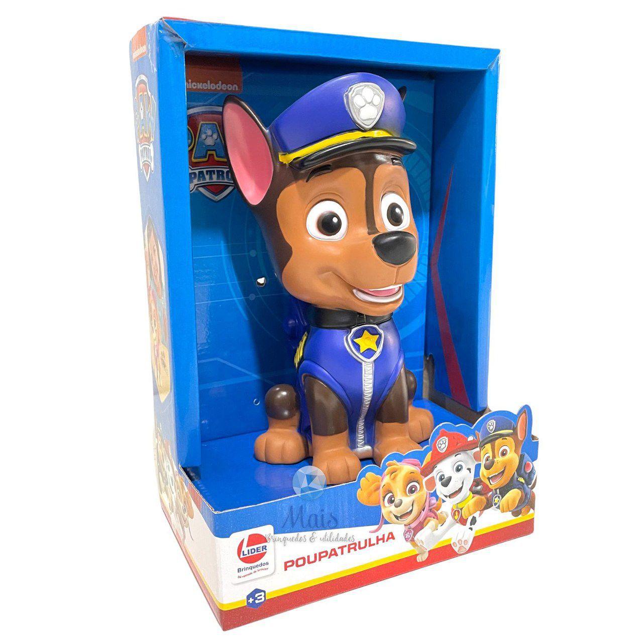 Boneco Chase Desenho Patrulha Canina Grande Vinil Original - Lider ...