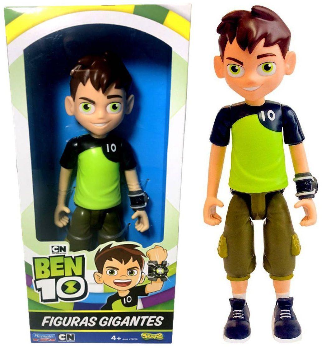 Boneco Colecionável Menino Ben Tennyson - 27 cm Altura - Desenho Infantil Ben  10 - Cartoon Network - Sunny - Boneco Ben 10 - Magazine Luiza