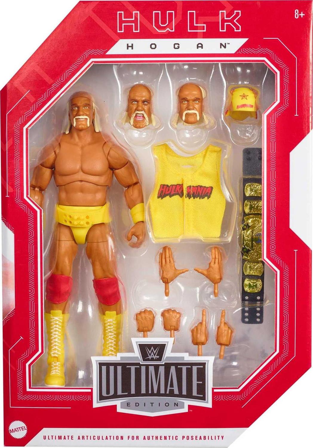 Boneco de Ação Mattel WWE Ultimate Edition Hulk Hogan - 6