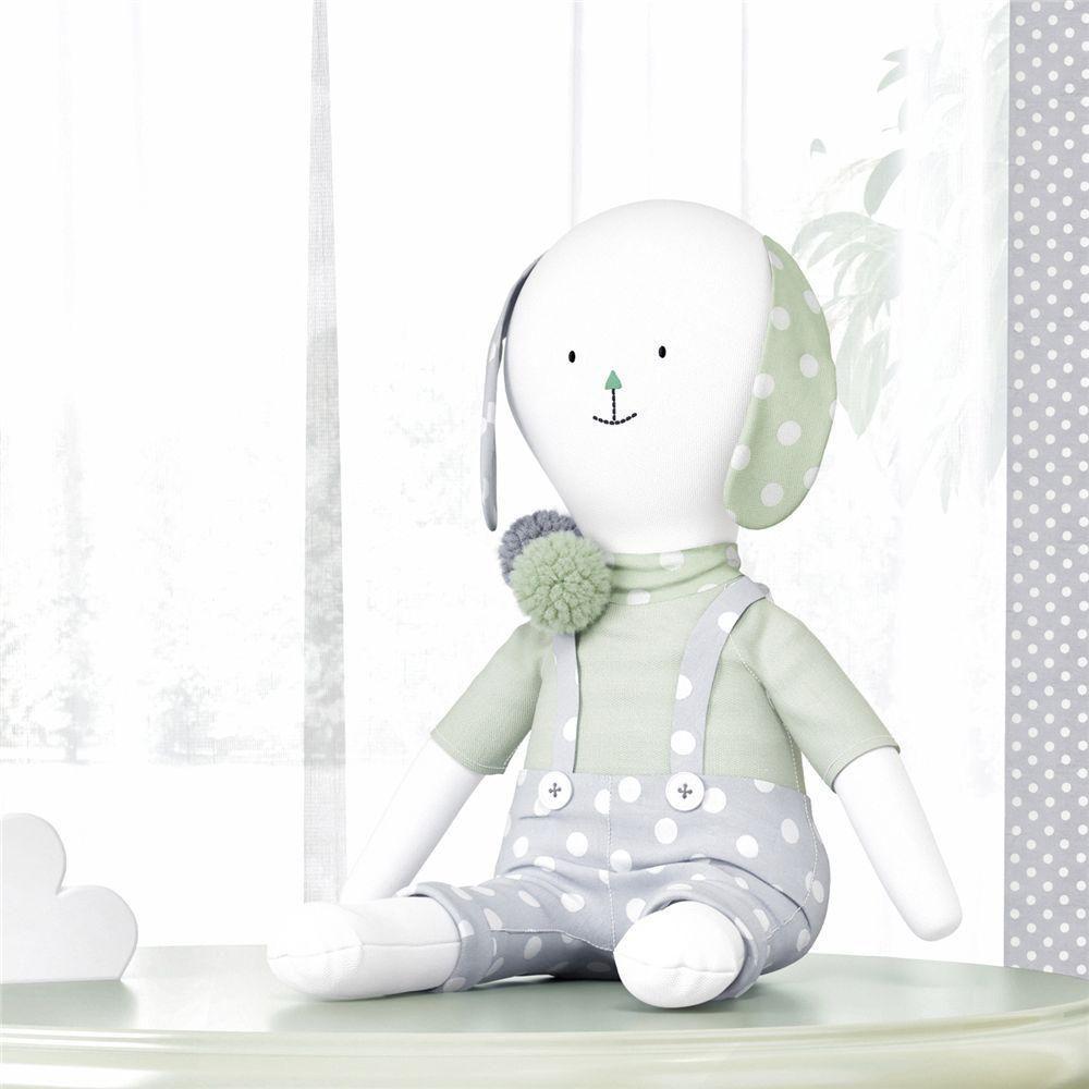 Boneco De Pano Mimo Cachorrinho Verde Grao De Gente No Magalu Magazine Luiza