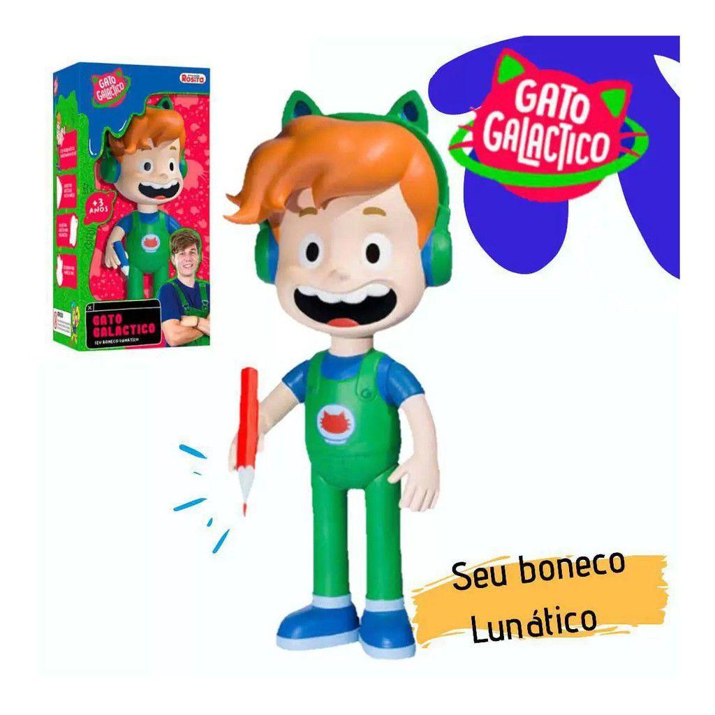Boneco Do Youtuber Gato Galáctico 27cm Articulado Original - Rosita ...
