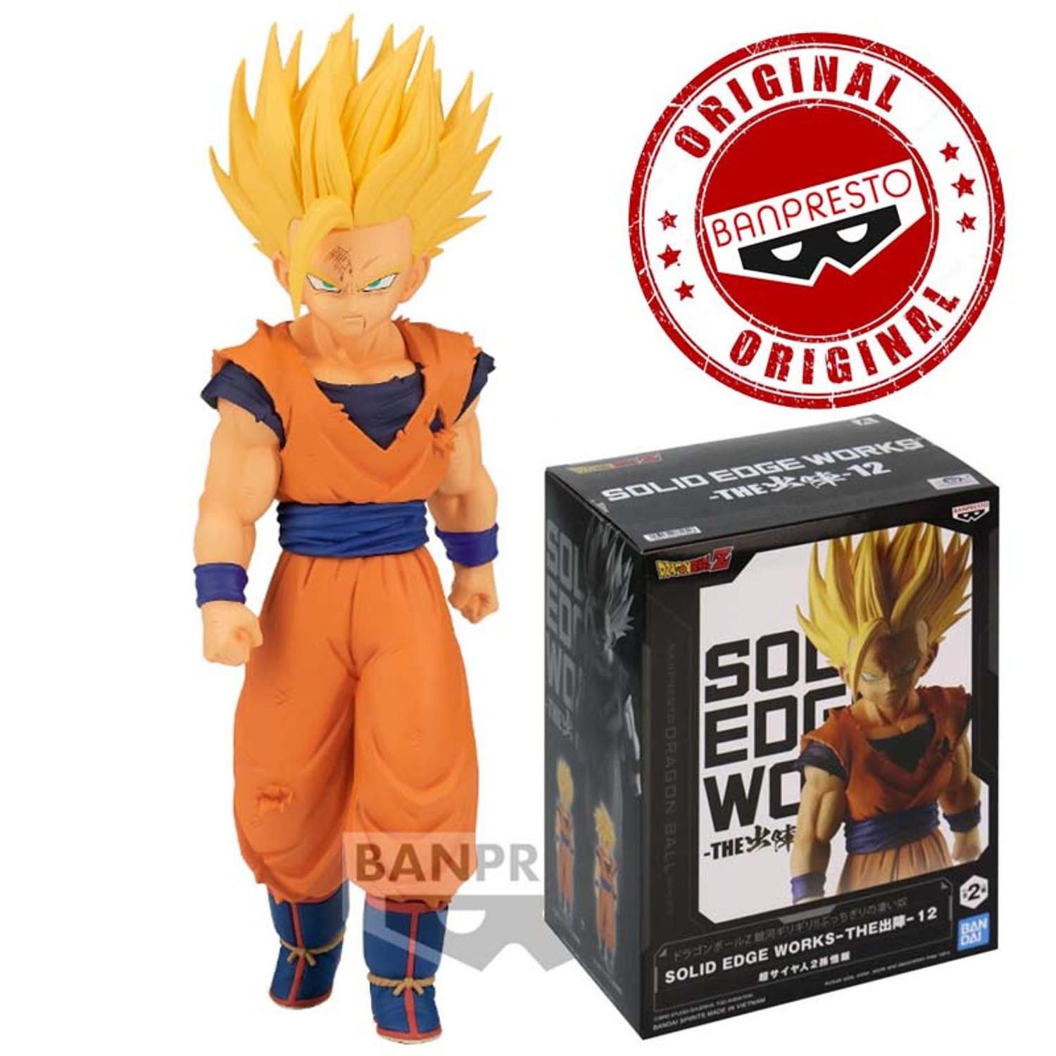 Boneco Dragon Ball Z Son Gohan Super Saiyan 2 Solid Edge Boneco Dragon Ball Z Son Gohan Super Saiyan 2 Solid Edge