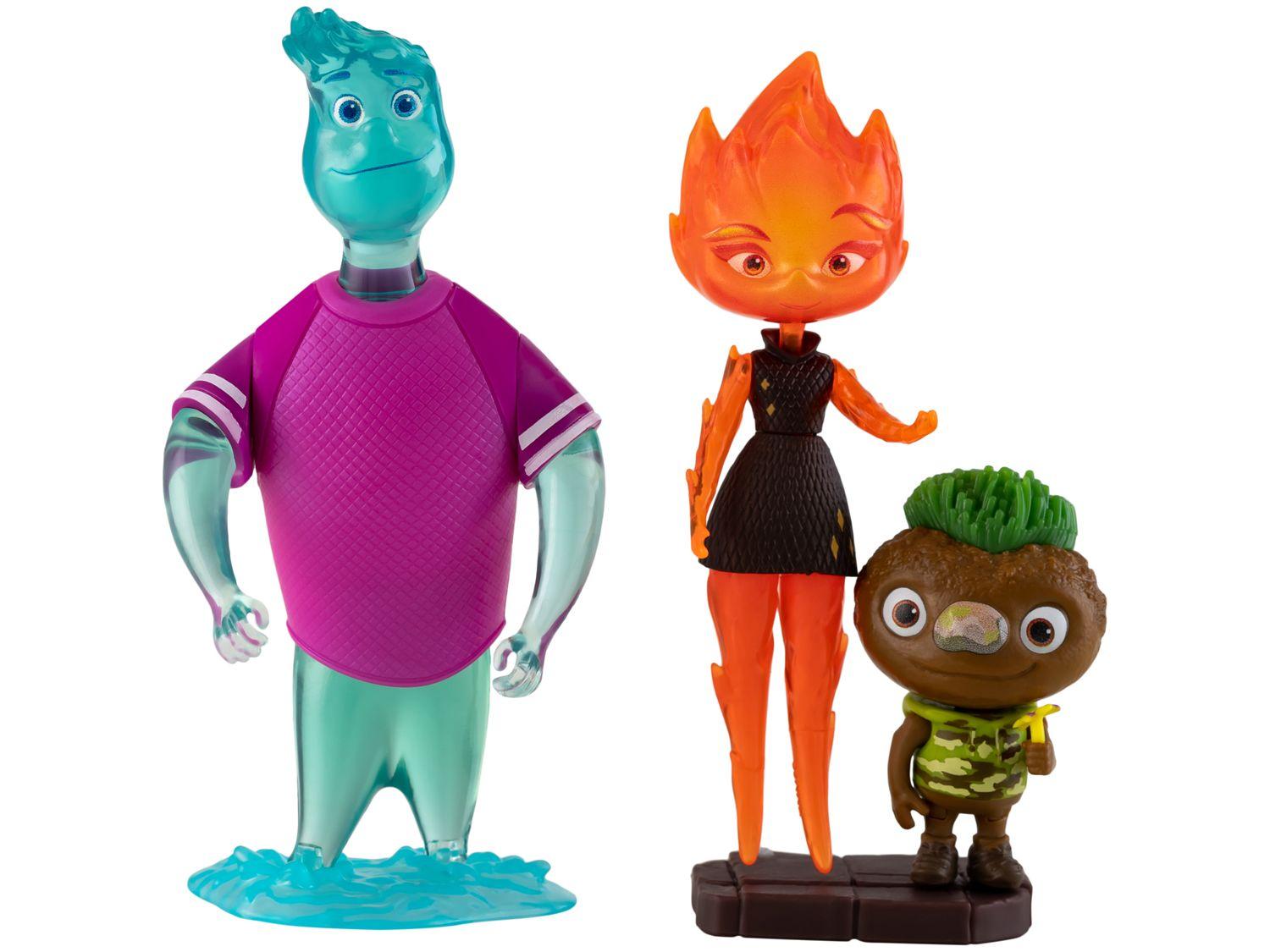 Boneco Elementos Pixar Lumen 3 Unidades Mattel