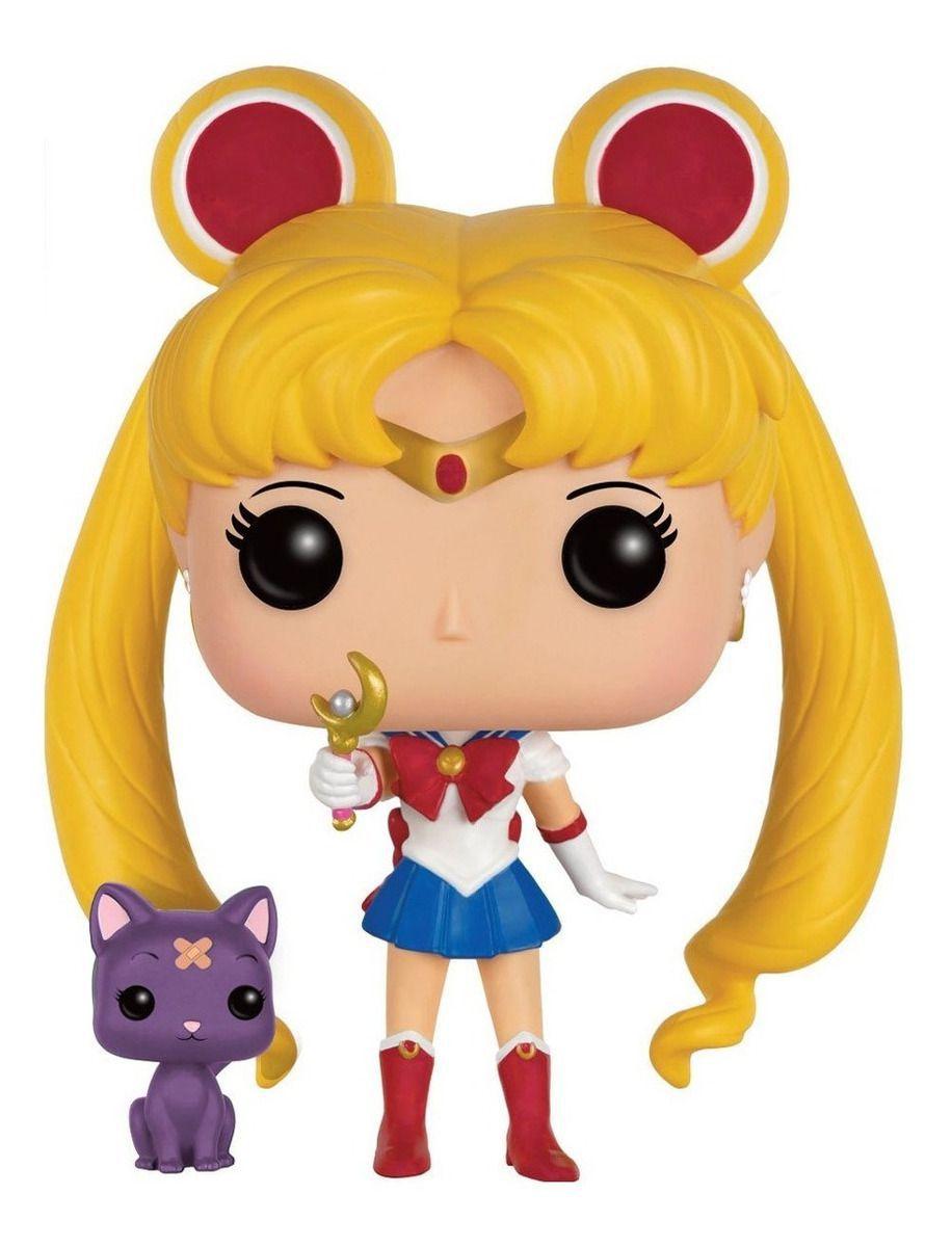 Boneco Funko Pop Anime Sailor Moon Com Bastão E Luna 90 - Funko ...