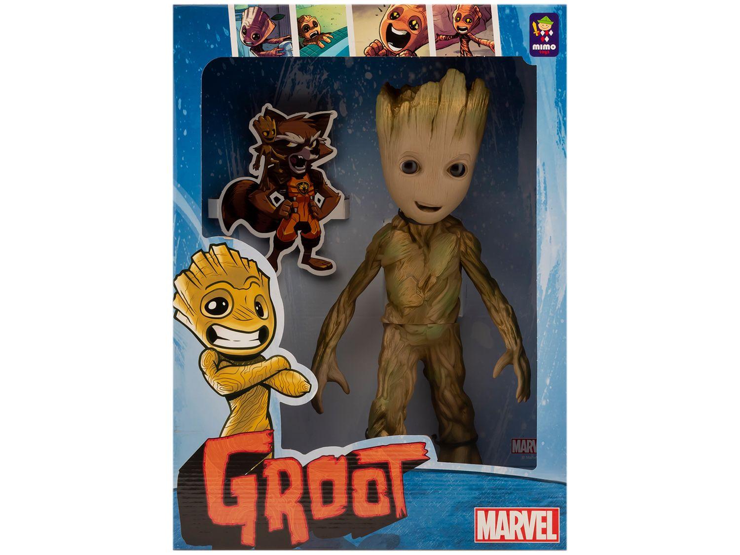 Boneco Guardiões da Galáxia Marvel Groot 45cm
