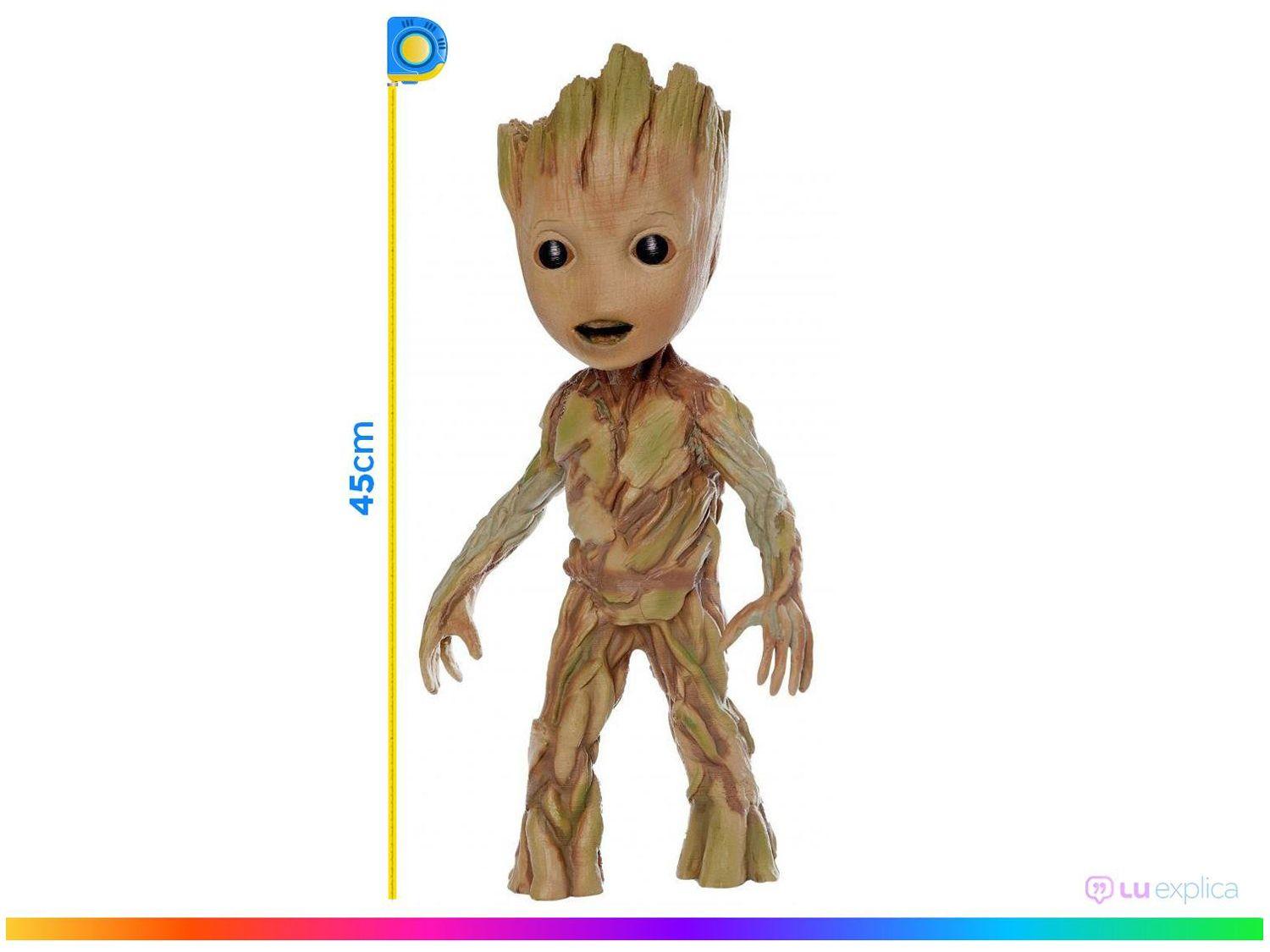 Boneco Guardiões da Galáxia Marvel Groot 45cm