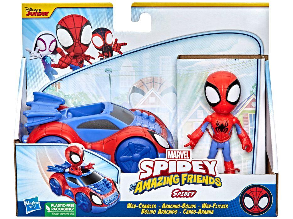 Marvel Figura Homem-Aranha com carro