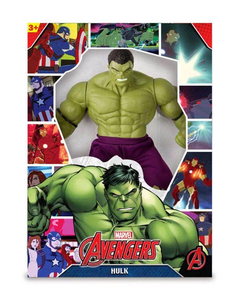 Boneco Hulk Verde Revolution Grande Marvel Mimo Toys - Boneco Hulk ...