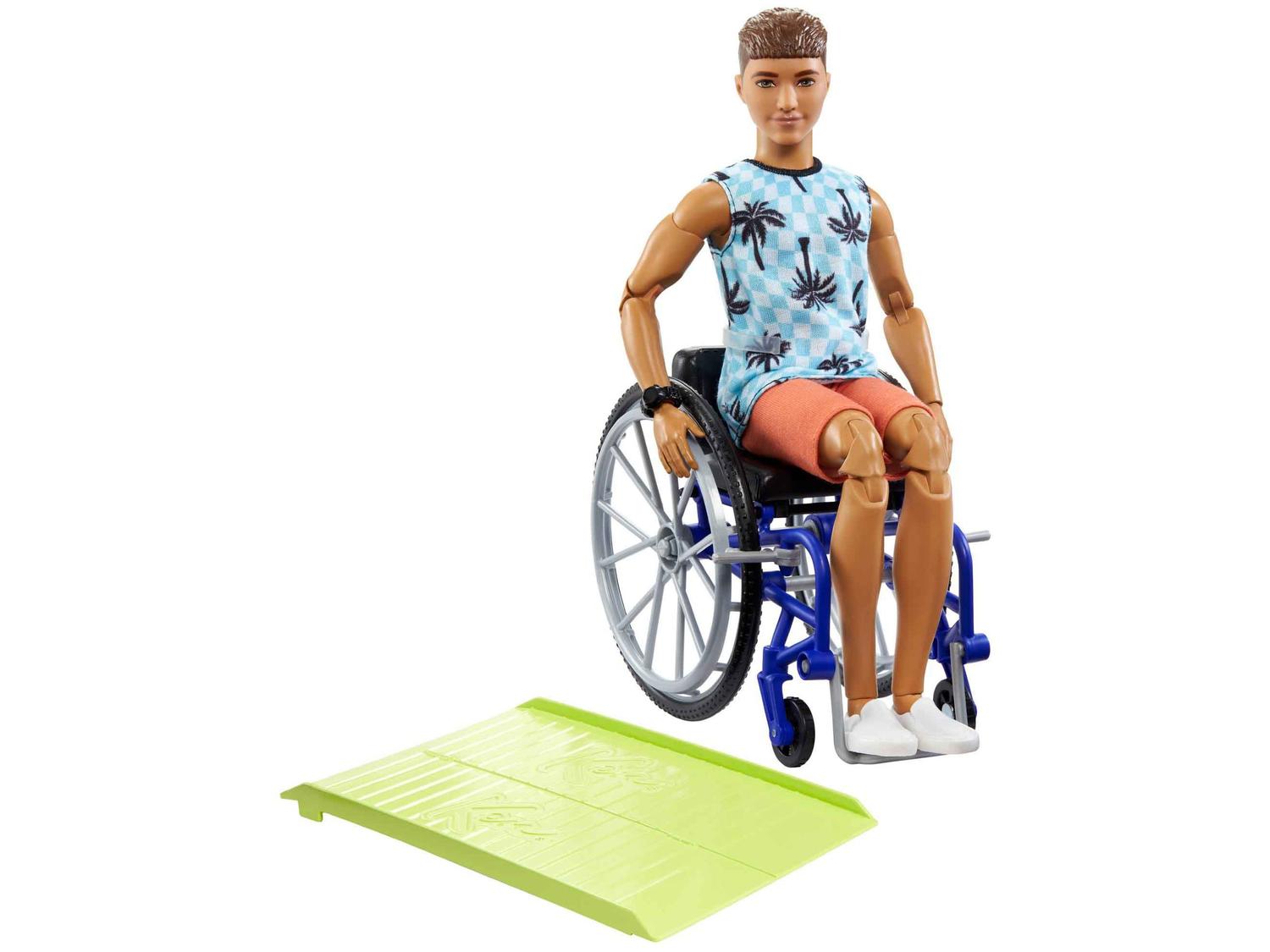 Boneco Ken Fashionista com Cadeira de Rodas