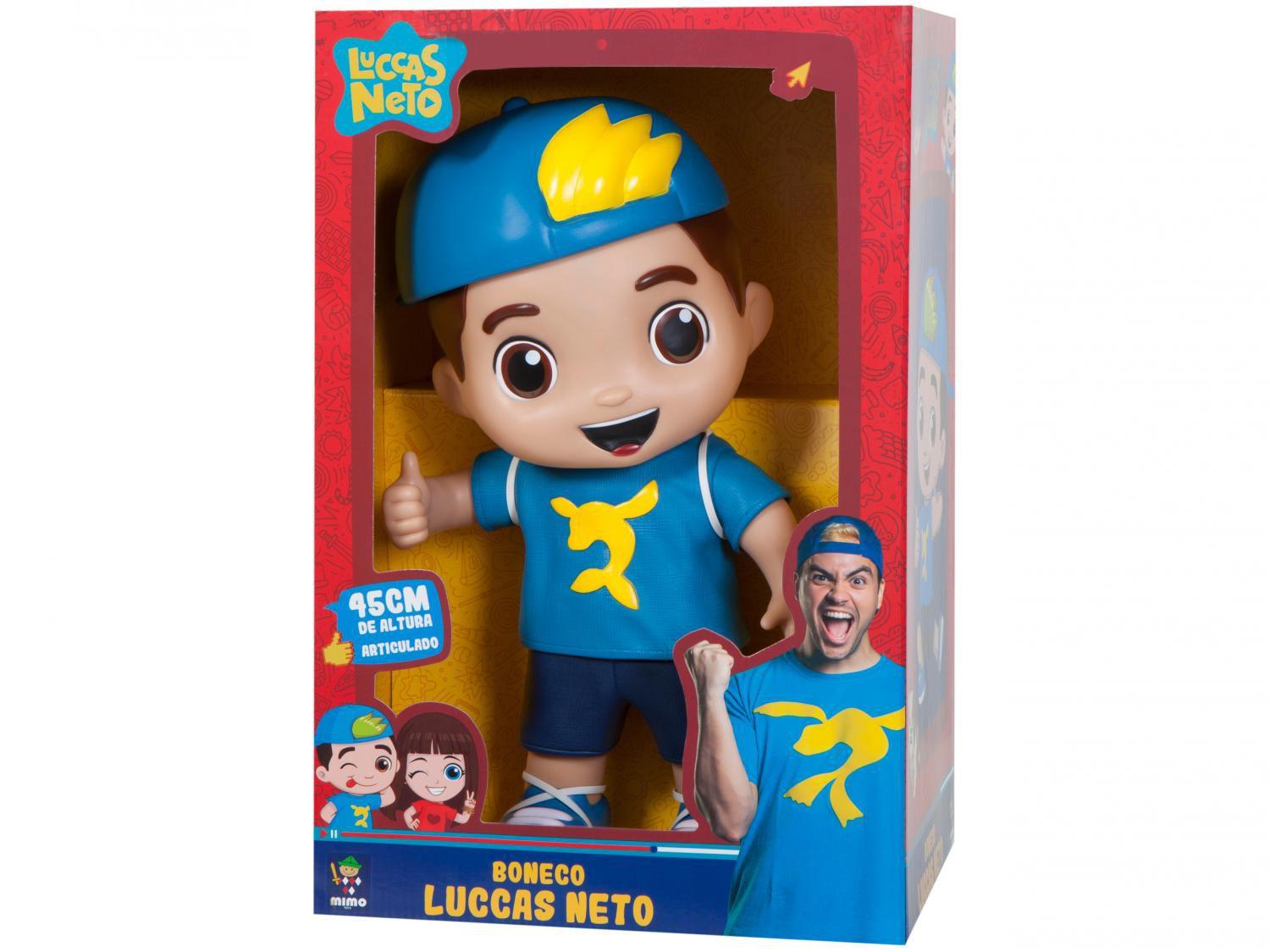 Boneco Luccas Neto Gigante 45cm - Mimo Toys - Boneco Luccas Neto ...