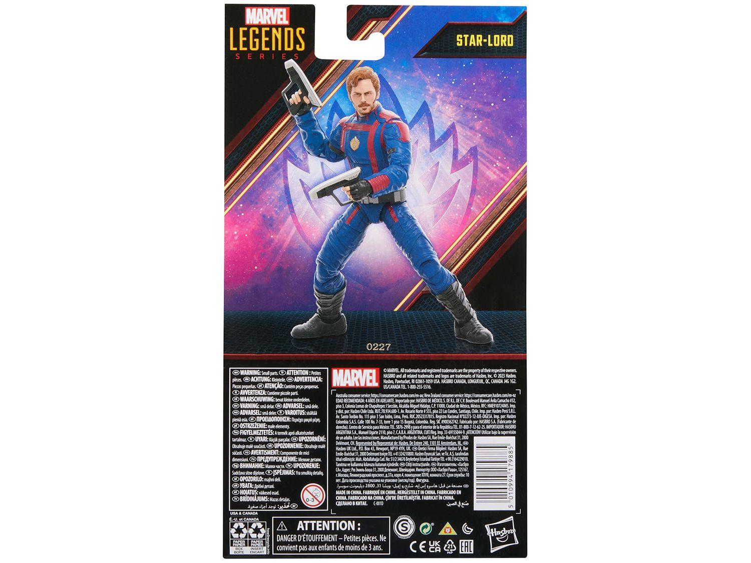 Boneco Marvel Legends Series Guardiões da Galáxia - Star Lord Hasbro, Shopping