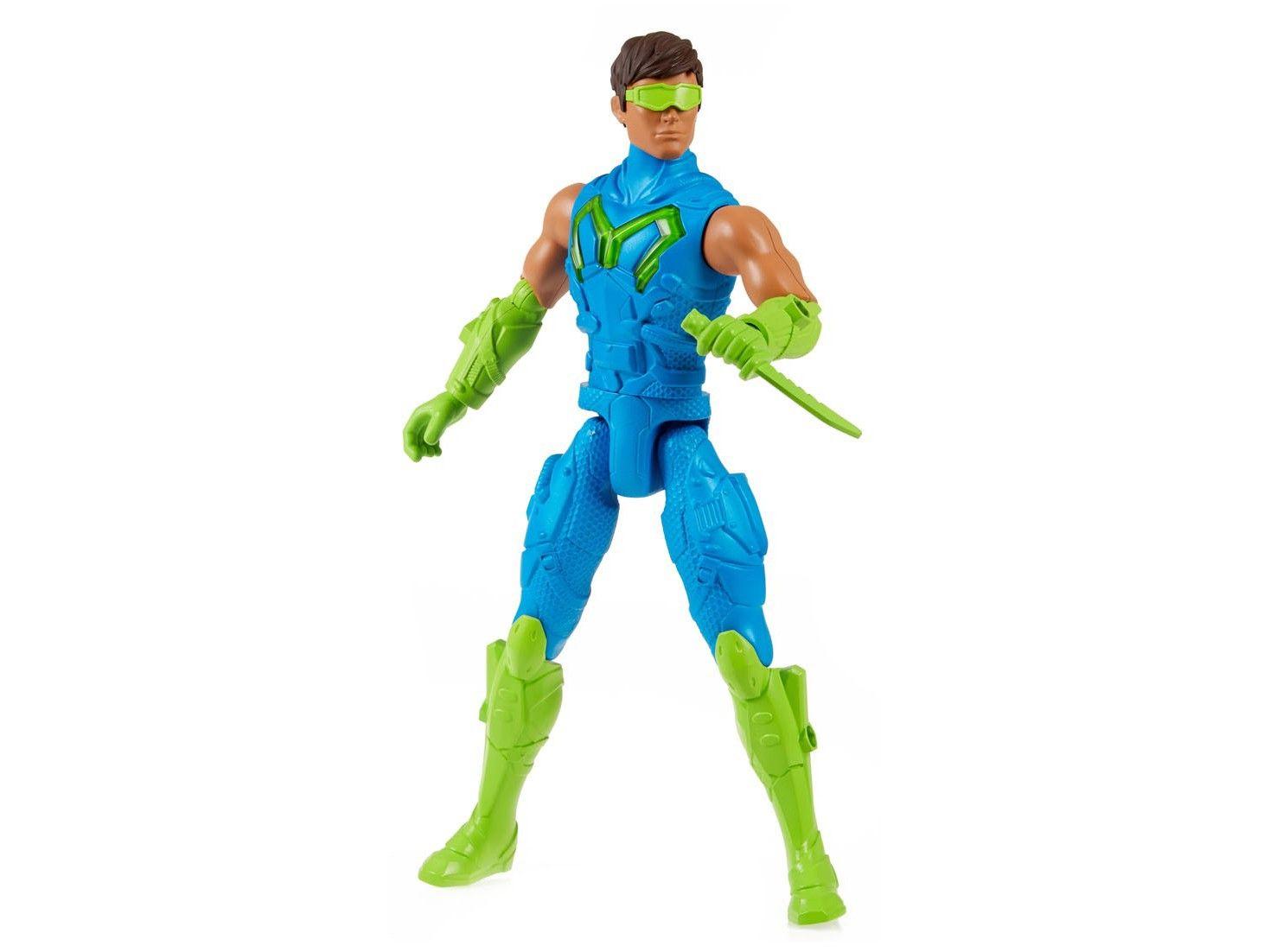 Figura Azione Max Steel Con Turbo Board - Mattel BCK35 BHH31, Giocattolo Per Bambini