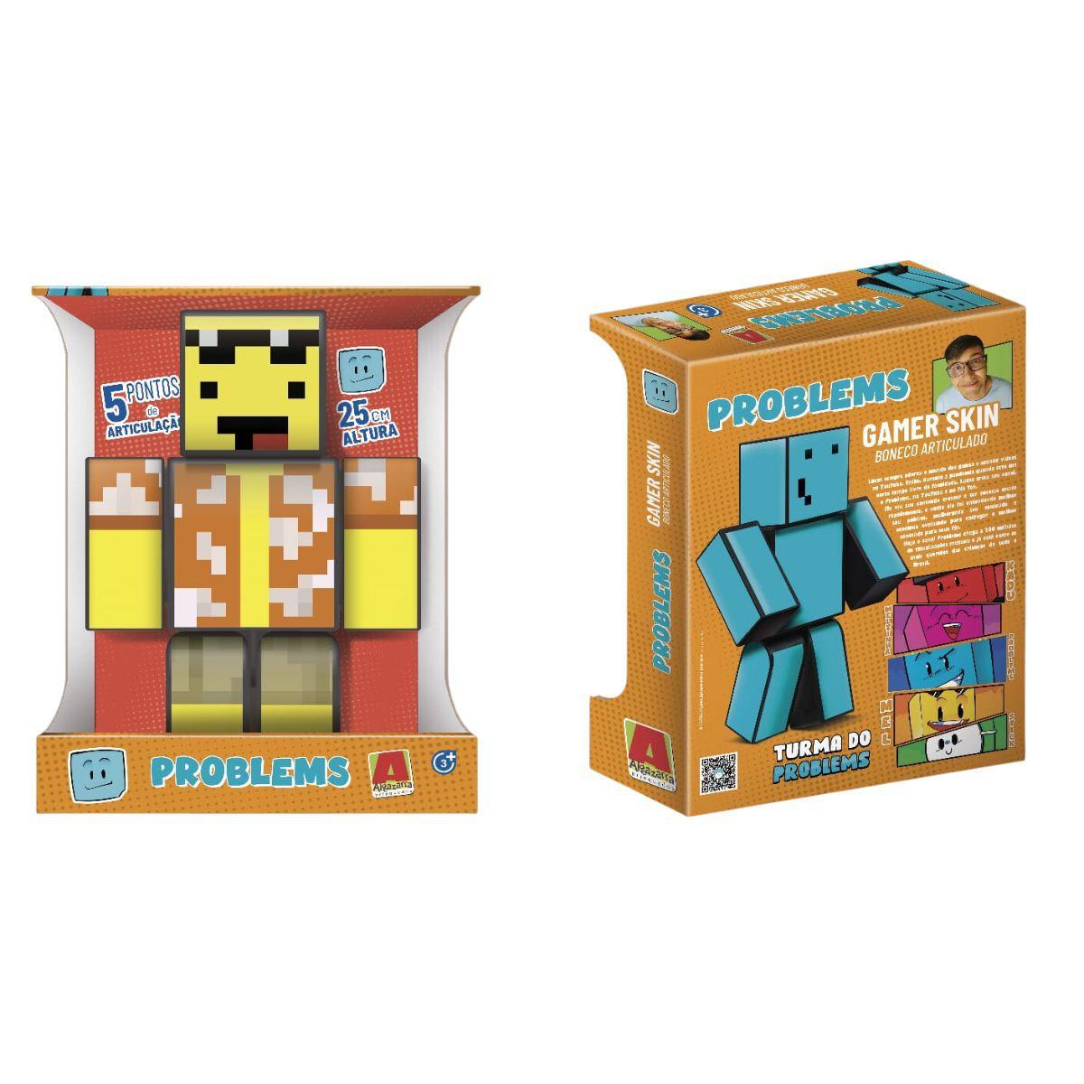 Boneco Lopers 25 cm Minecraft Original