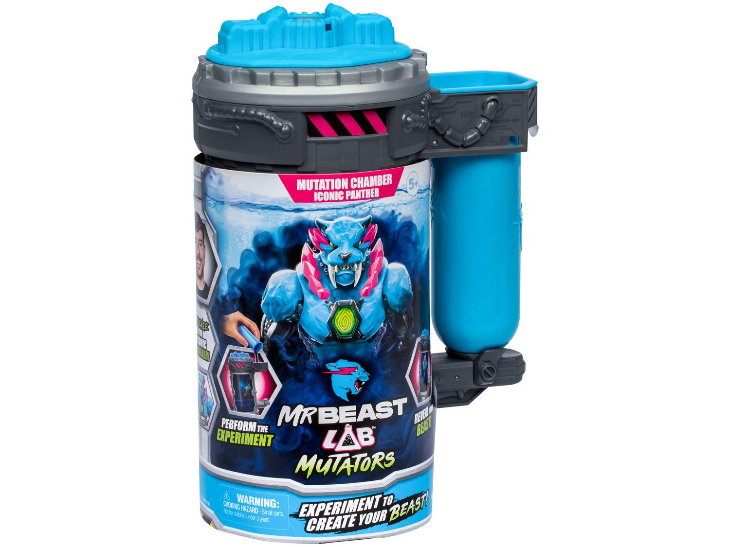 Boneco MrBeast Lab Mutators Pantera Icônica 13cm 