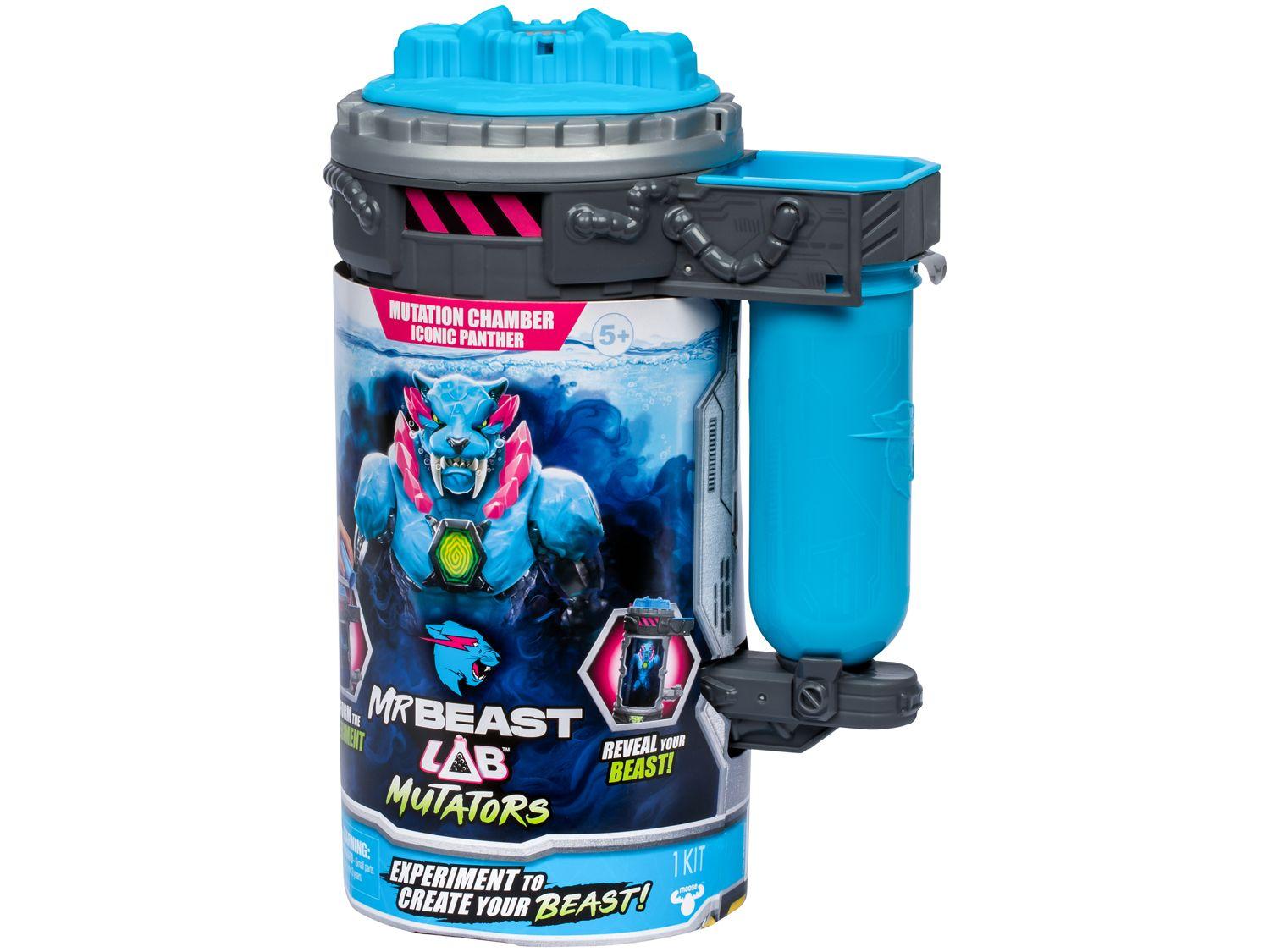 Boneco MrBeast Lab Mutators Pantera Icônica 13cm 