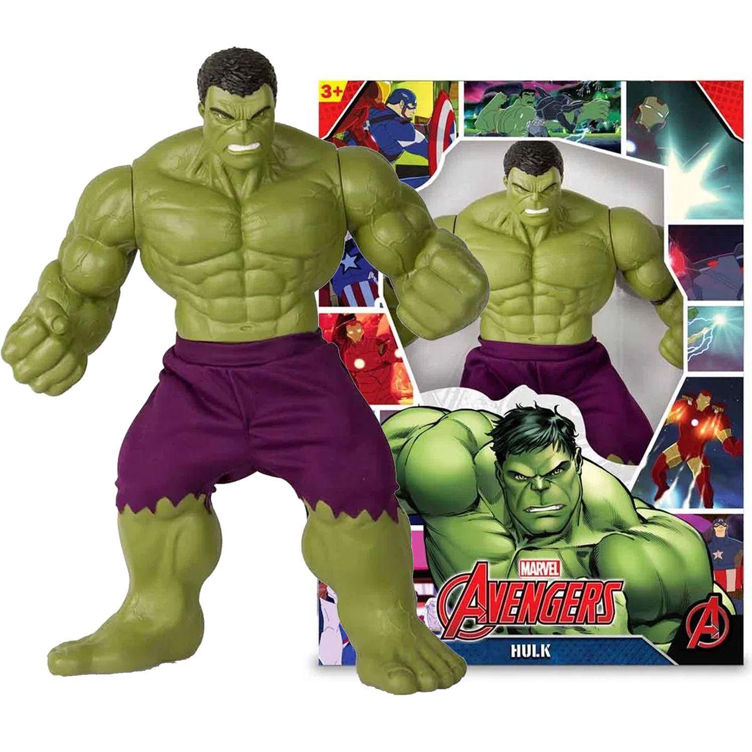 Boneco O Incrivel Hulk Articulado 50 Cm Revolution Marvel Mimo ...