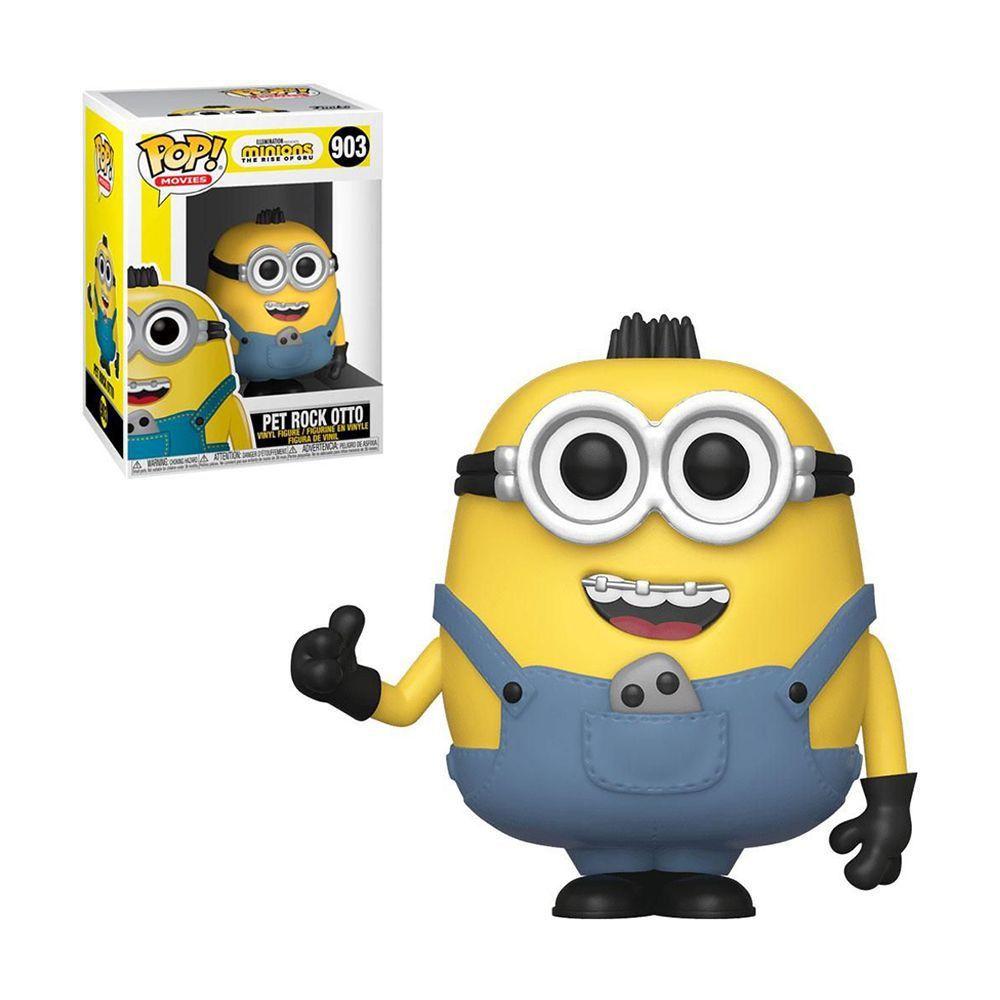 Boneco Pet Rock Otto 903 Minions The Rise Of Gru Funko Pop Funko Magazine Luiza