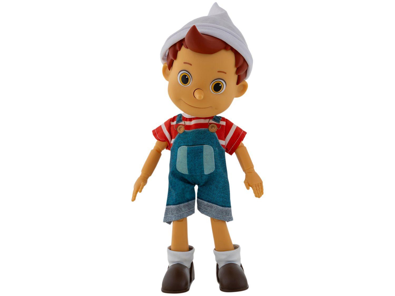 Boneco Pinóquio 32cm com Acessório Baby Brink