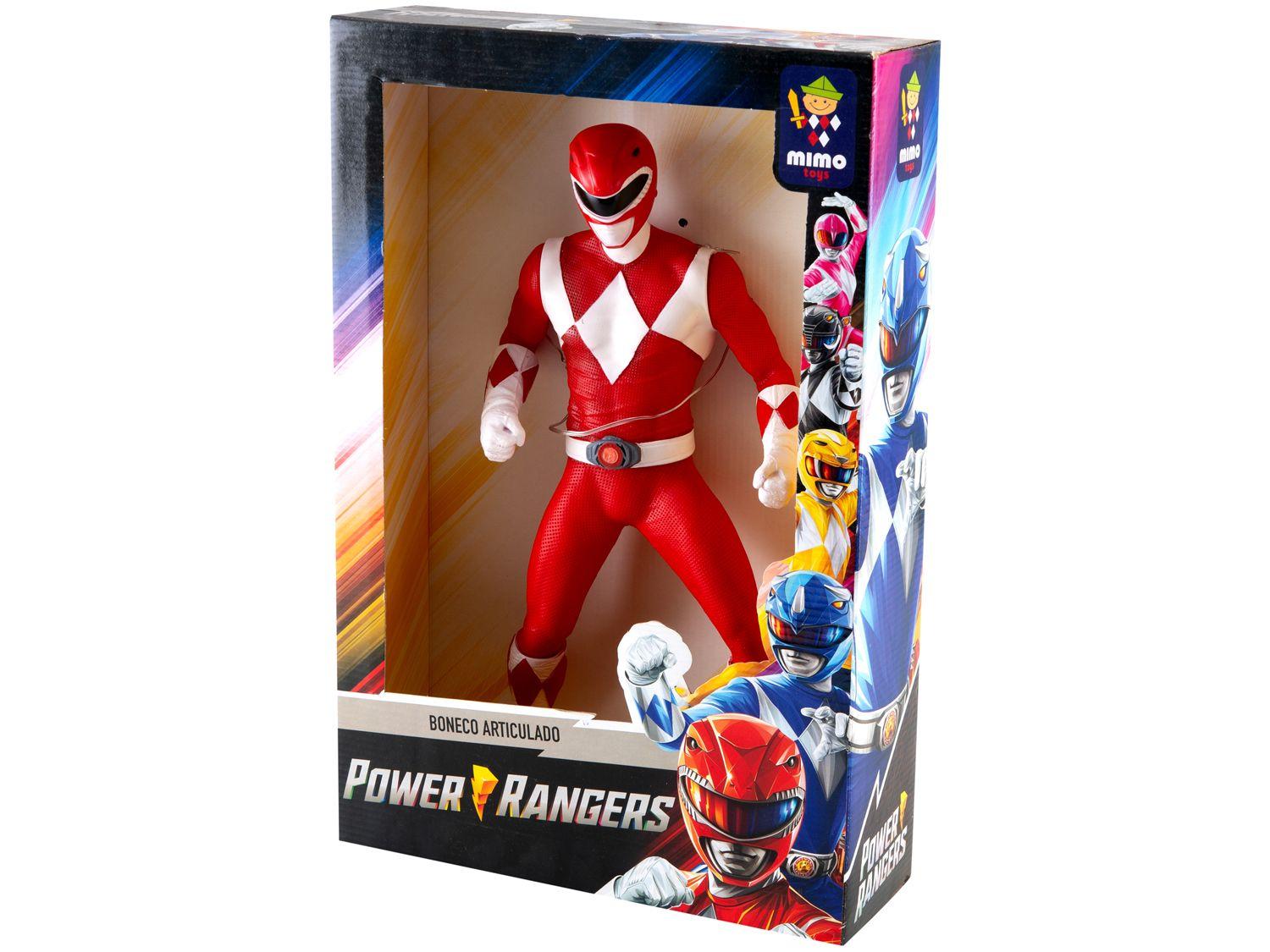 Boneco Power Rangers Ranger Vermelho Mimo Toys