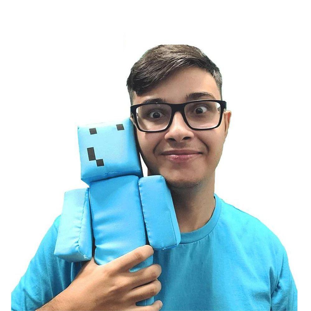 Boneco Athos Minecraft Streamers 35 Cm Jogo Lançamento 2023