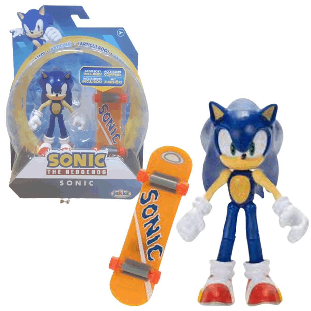 Boneco Articulado Sonic The Hedgehog - Candide em Promoção na