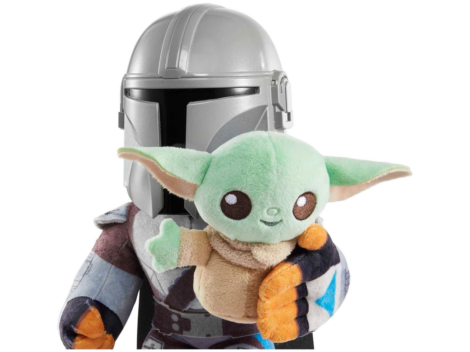 Boneco Star Wars Pelúcia Mandalorian & Grogu