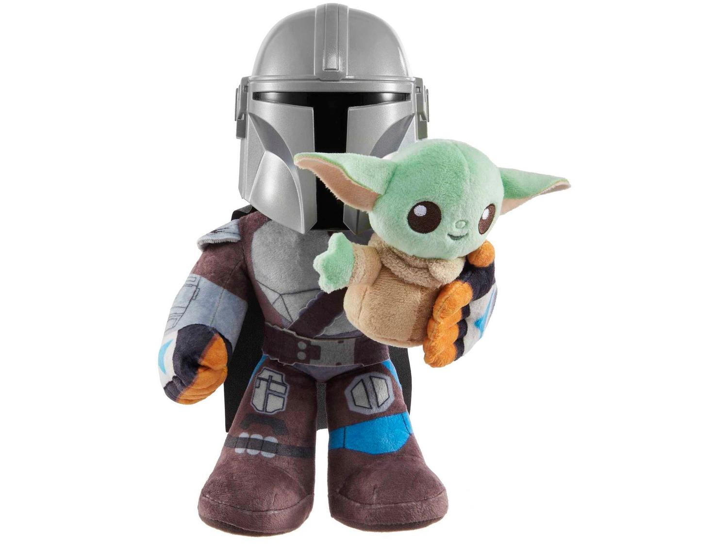 Boneco Star Wars Pelúcia Mandalorian & Grogu
