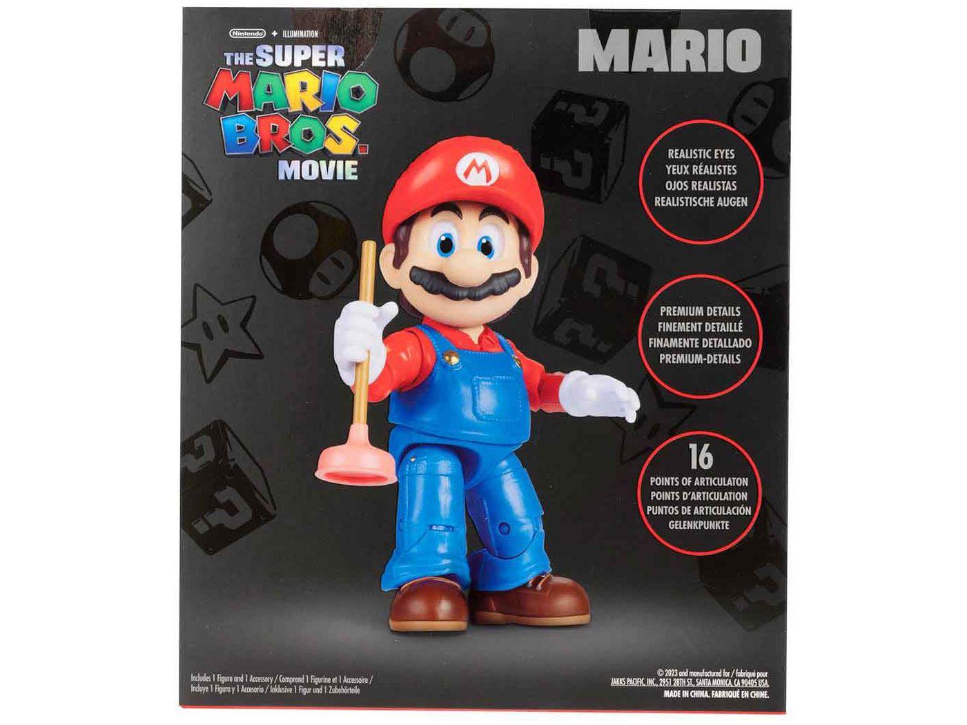 Boneco Super Mario 12cm com Acessório