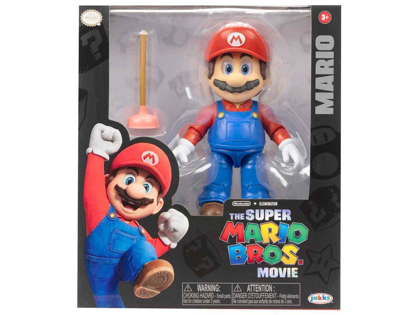 Boneco Super Mario 12cm com Acessório