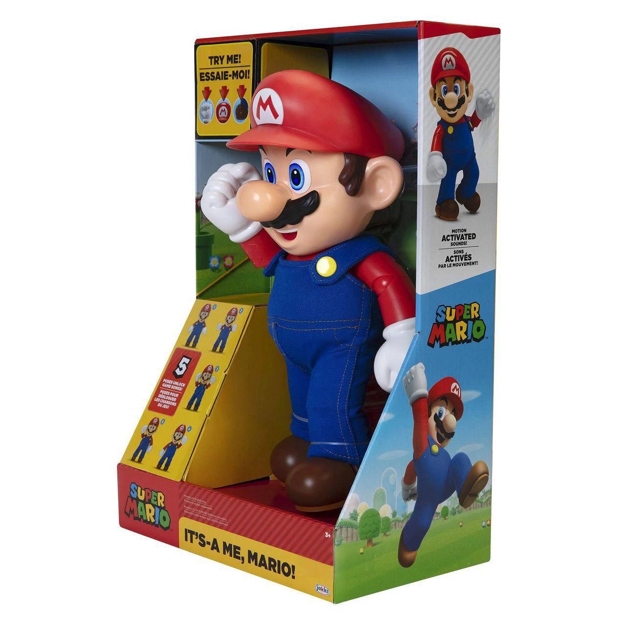 Boneco Super Mario Bros Articulado Com Som e Falas 30cm - CANDIDE ...