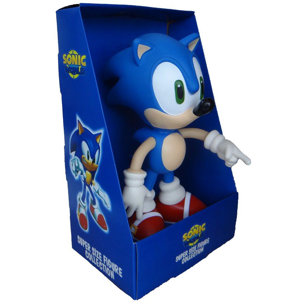 Bonecos Sonic Collection Grande 25cm Caixa Azul