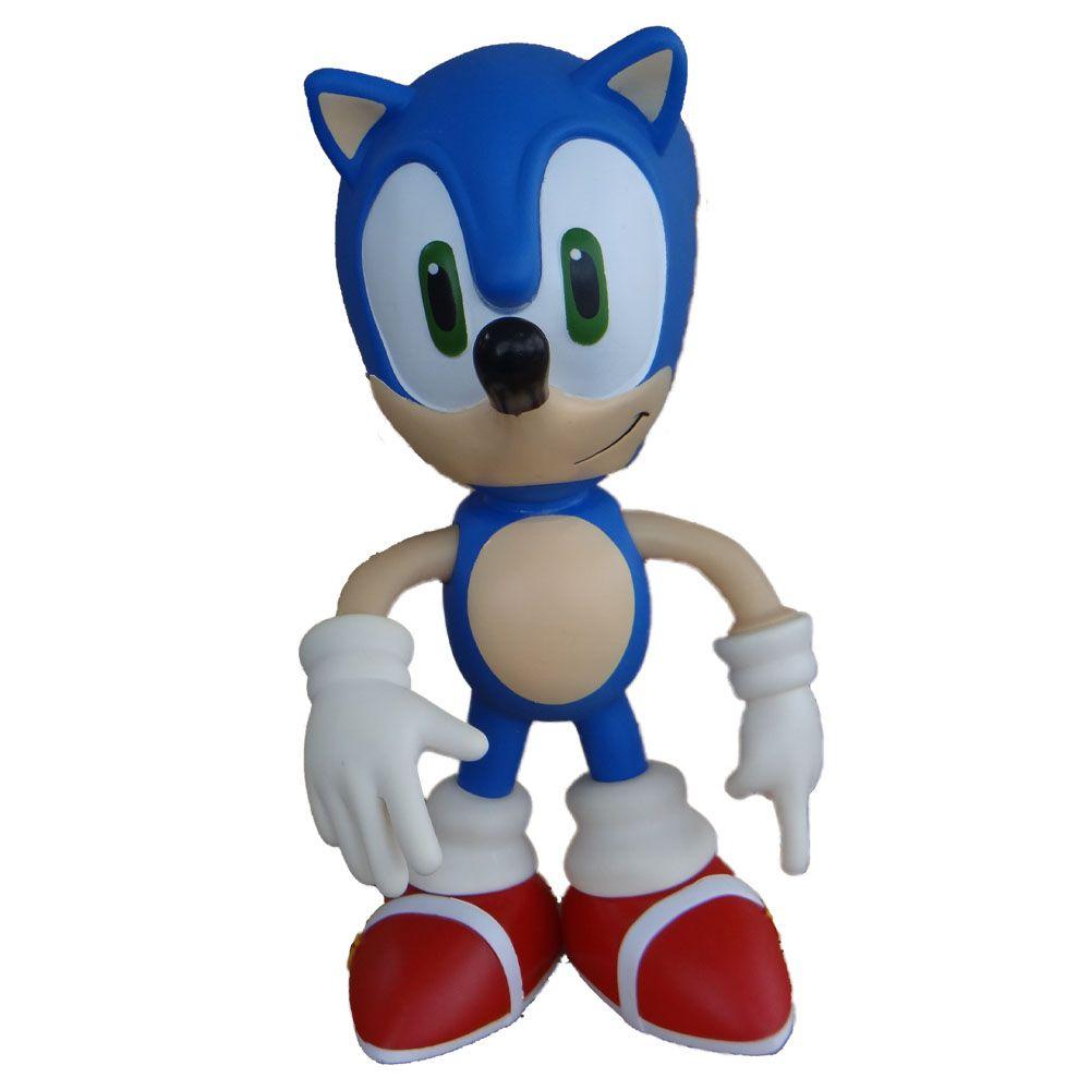 Bonecos Sonic Collection Grande 25cm Caixa Azul