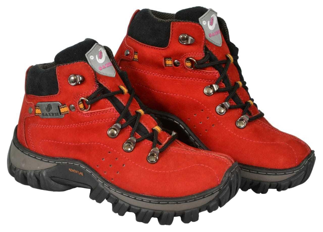 bota adventure feminino em couro nobuck