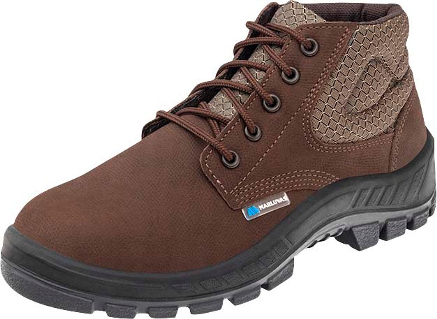 50b26 Botina Velcro Marluvas Botina Nobuck Fechamento Em Velcro Nº