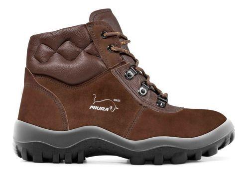 Botina Miura Café - Solado Rudolf - 2850GL - Safetline