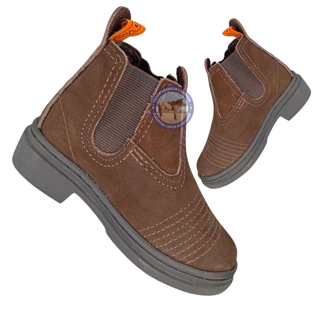 Bota botina Infantil Menino Menina Unissex Vaquejada Novo Bota