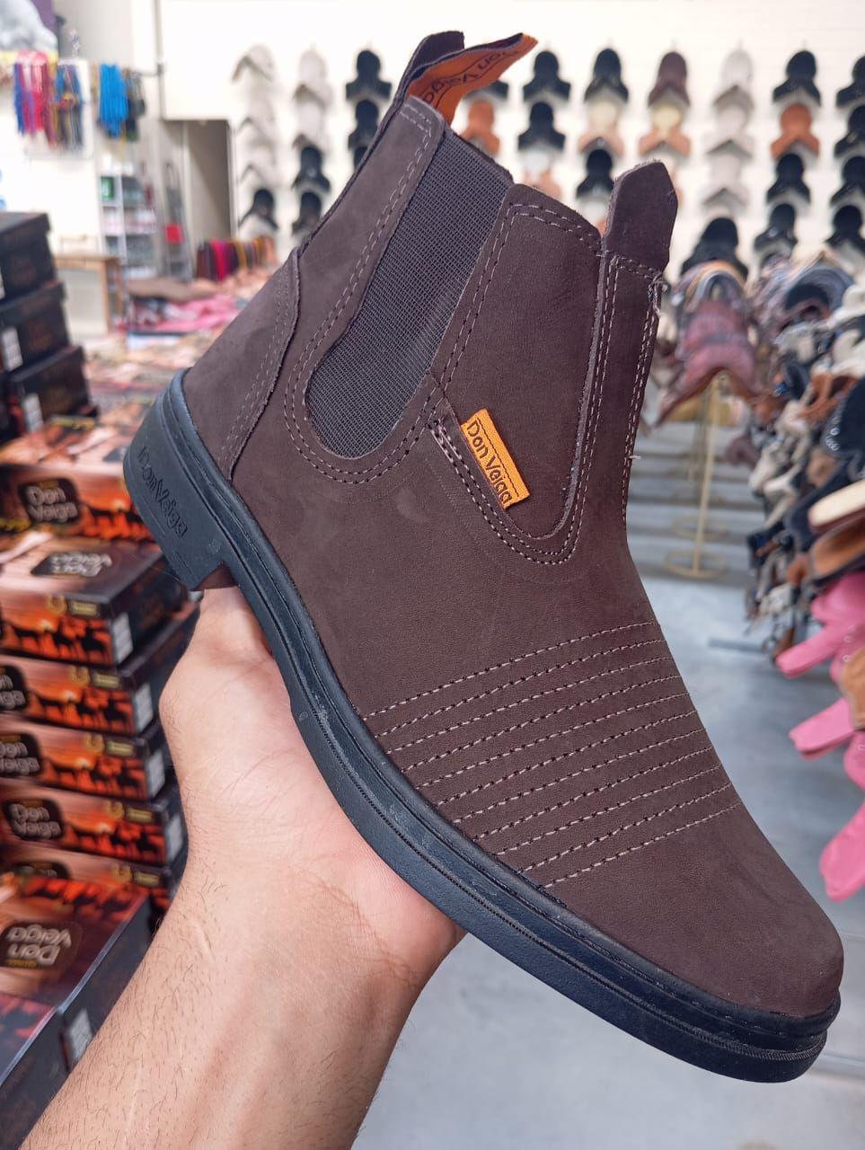 Bota Botina Masculina Feminina Vaquejada Don Viega Bota Feminina