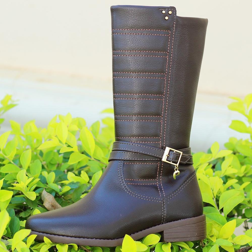 Bota Cano Alto Pampili Cafe Infantil 279075 - Bota Infantil - Magazine Luiza