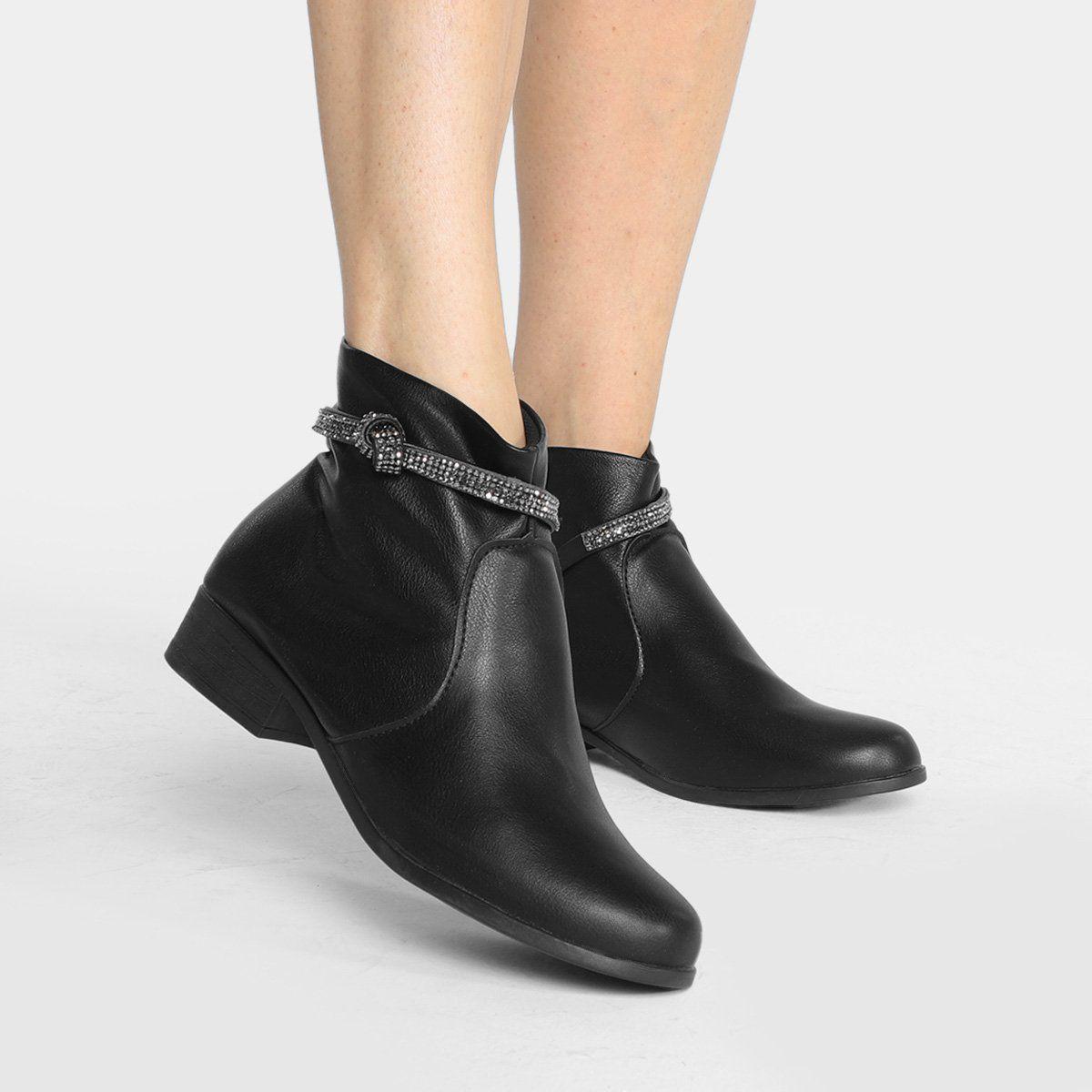 Bota Couro Botas Femininas 2019 Sem Salto Looks Botas Cano Baixo