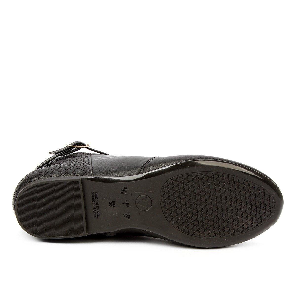 Bota Feminina Cano Alto Matelassê Via Uno em Promoção | Ofertas na  Americanas