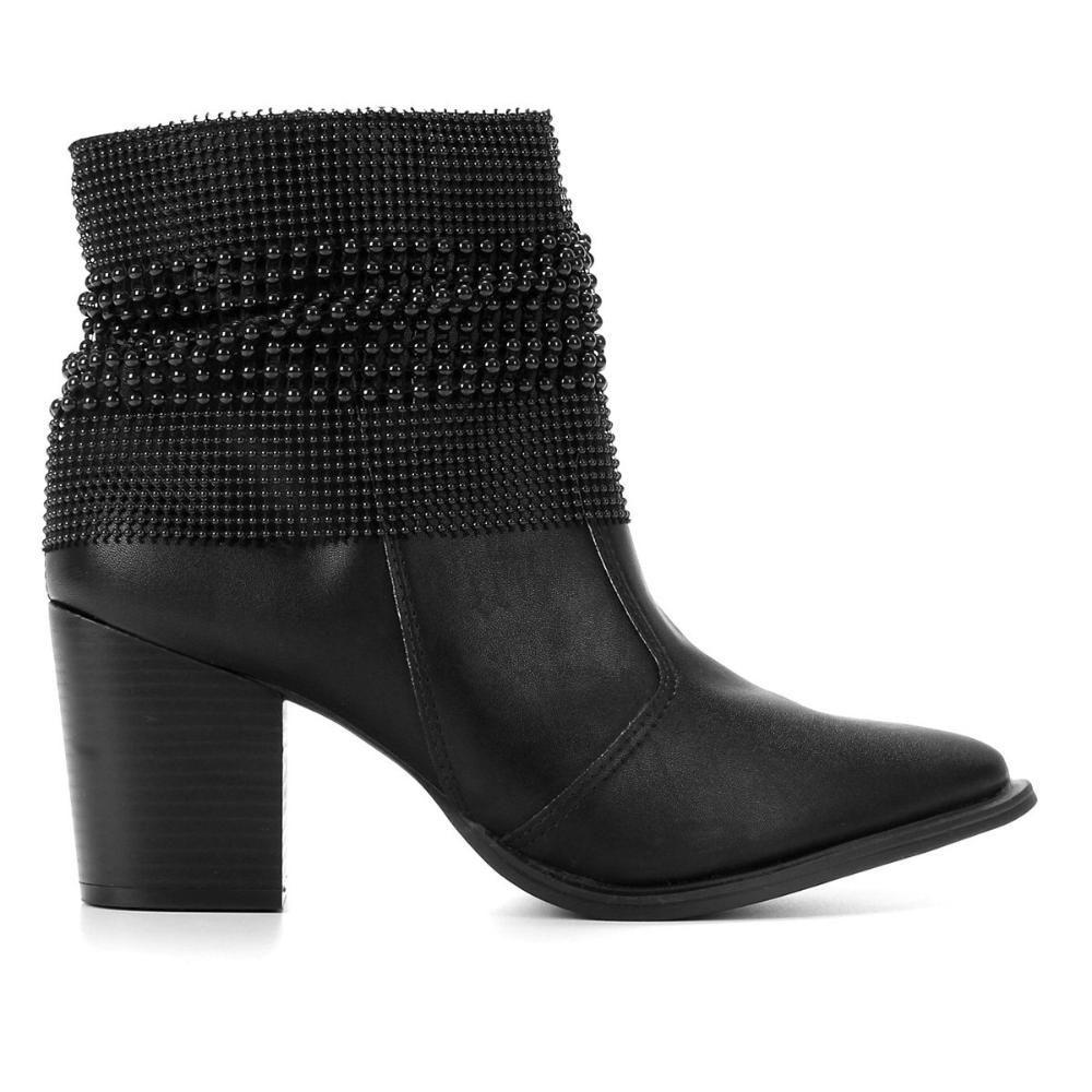 Bota Cano Curto Via Uno Malha Texturizada Feminina - Bota Feminina -  Magazine Luiza