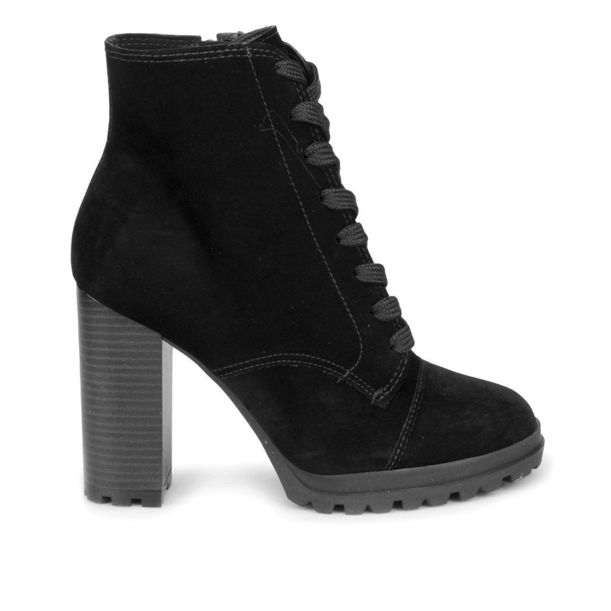 bota cano curto vizzano nobuck