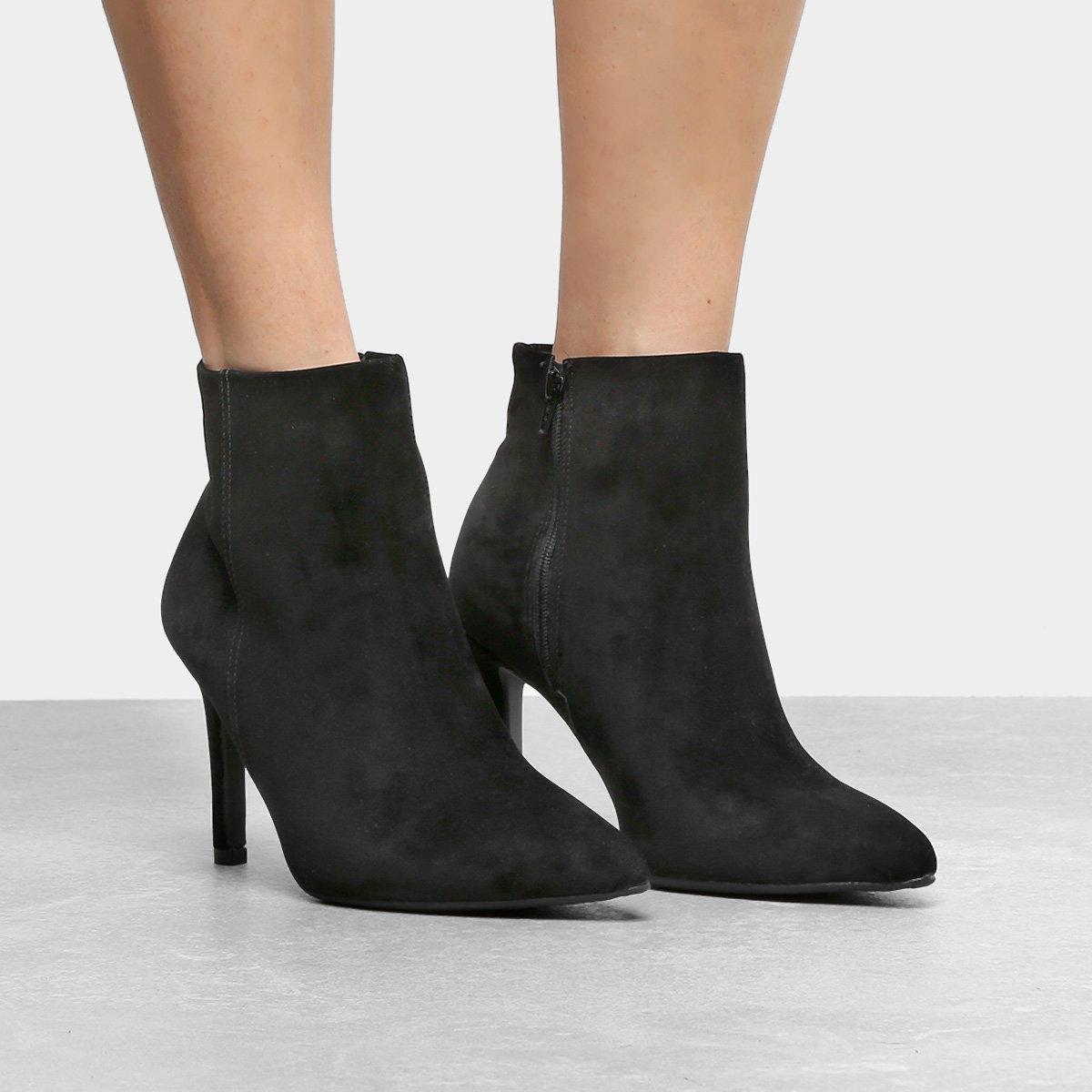 bota curta salto fino