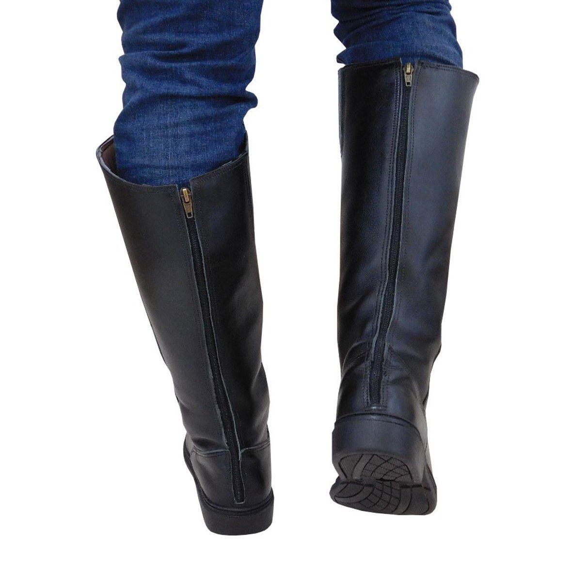 bota de cavalaria masculina