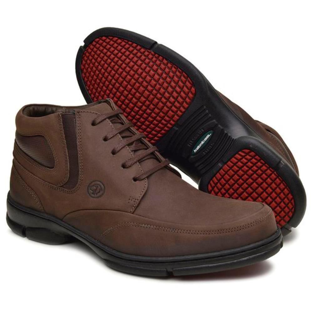 Bota Casual Anatomic Gel Masculina Couro Estilo Moderno Leve - Bota  Masculina - Magazine Luiza